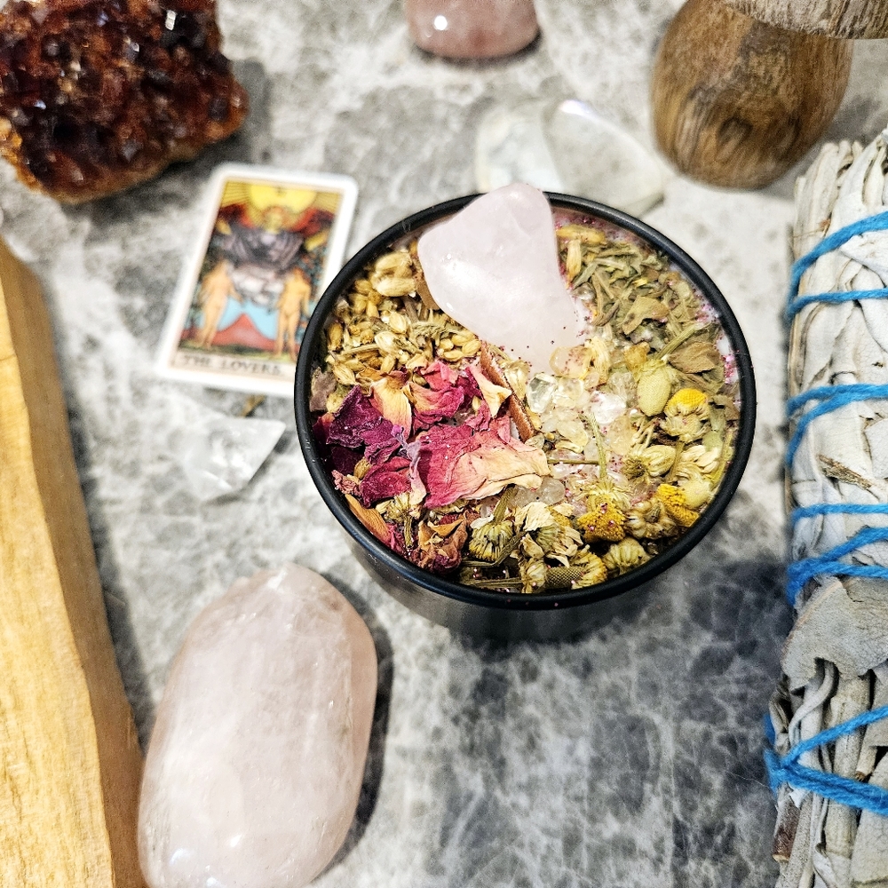 COPY - COPY - 💗 LOVE MANIFESTATION CANDLE POSITIVE VIBES, ATTRACTION, SELF LOVE